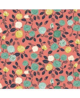 BIO cotton jersey FLOWER GARDEN