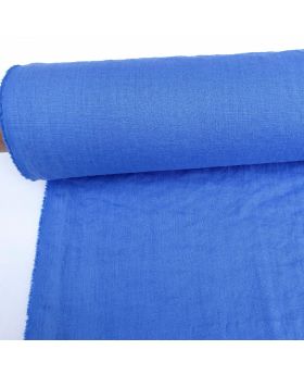 PRIEKŠPASŪTĪJUMS - Mīkstināts lins, RUDZUPUĶU ZILS, KOŠI ZILS tonis, 205g/m2