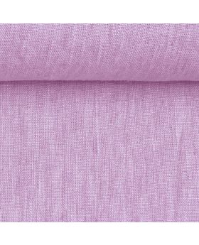 Mīkstināts lins, GAIŠI VIOLETS (ceriņu violets) tonis, 205 g/m2, krāsas kods: 492